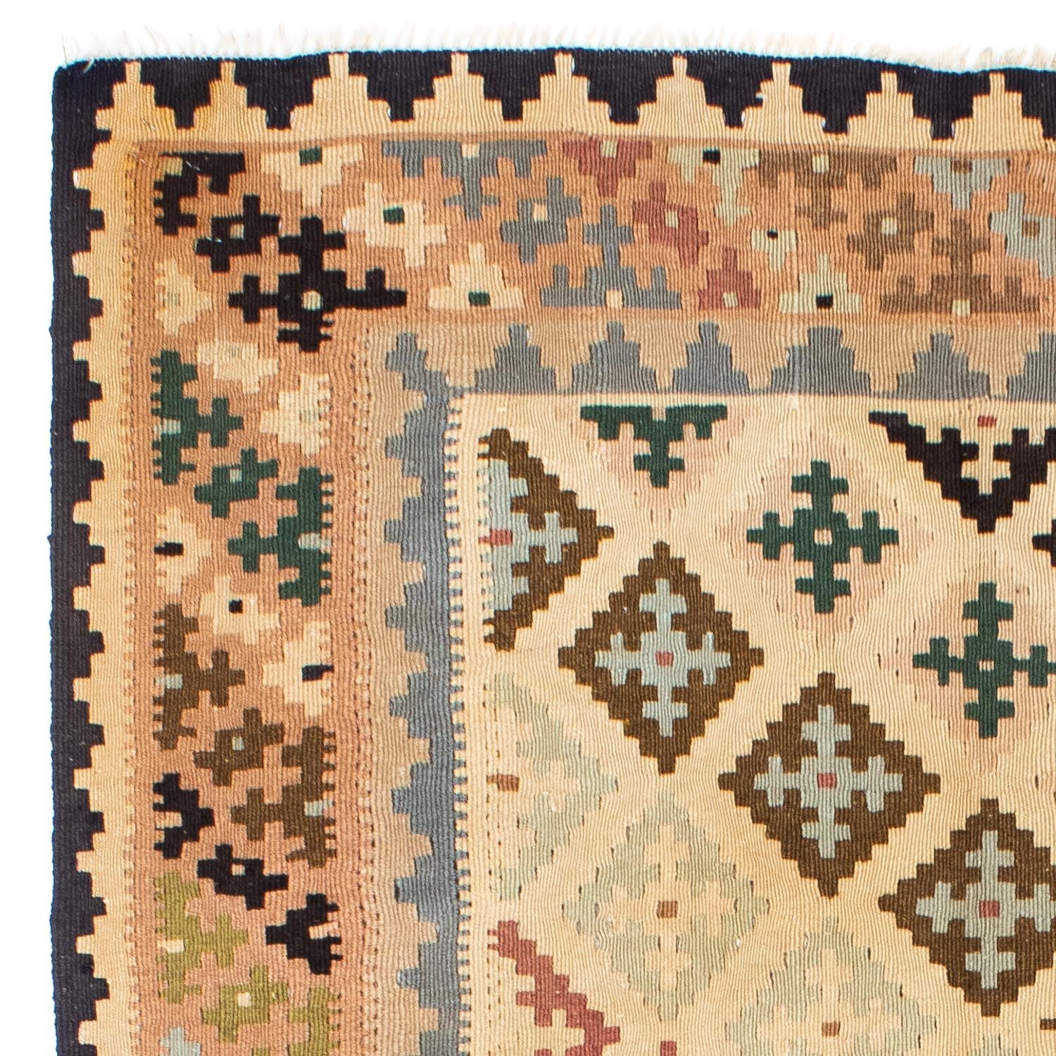 Alfombra Kelim - Oriental - 223 x 132 cm - beige