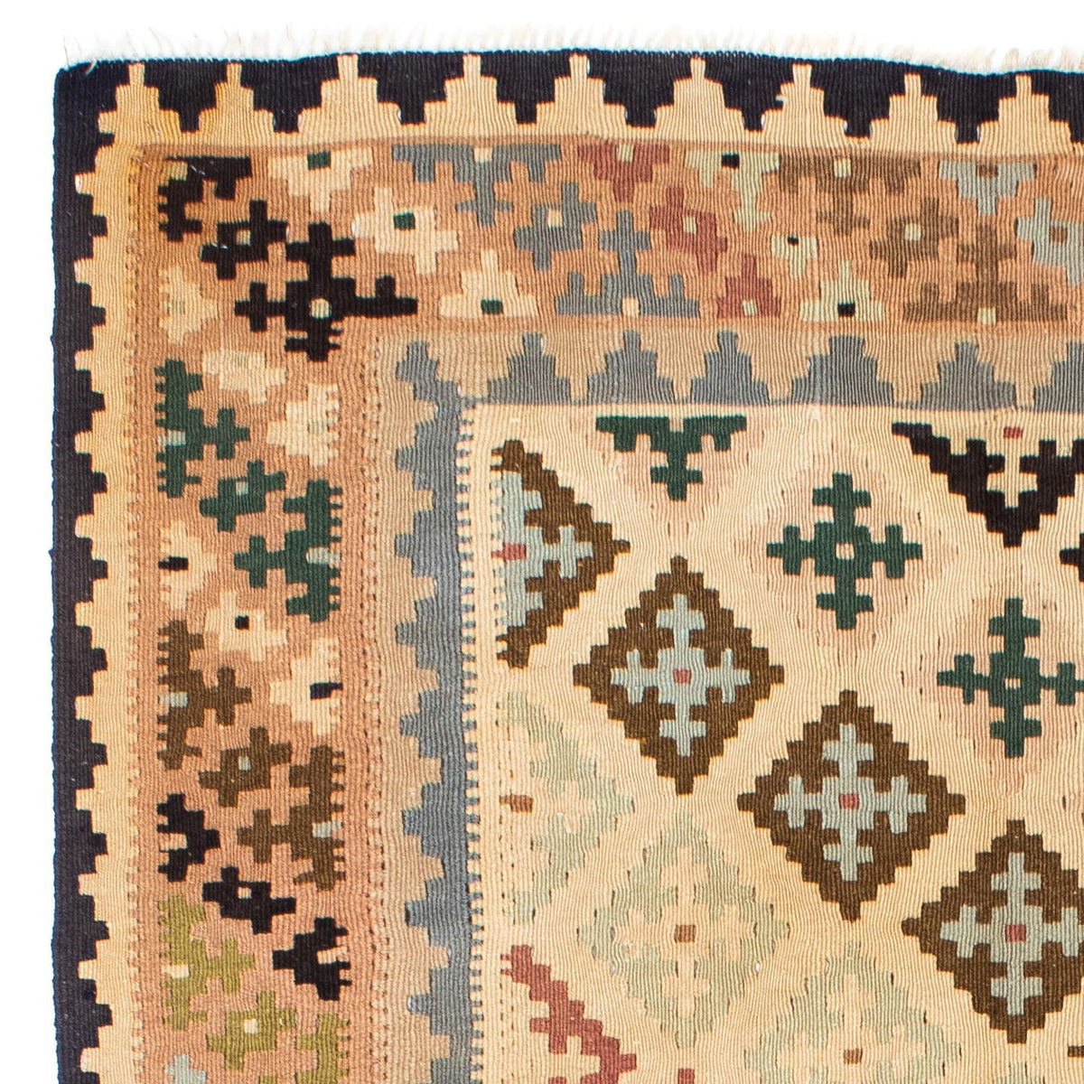 Alfombra Kelim - Oriental - 223 x 132 cm - beige