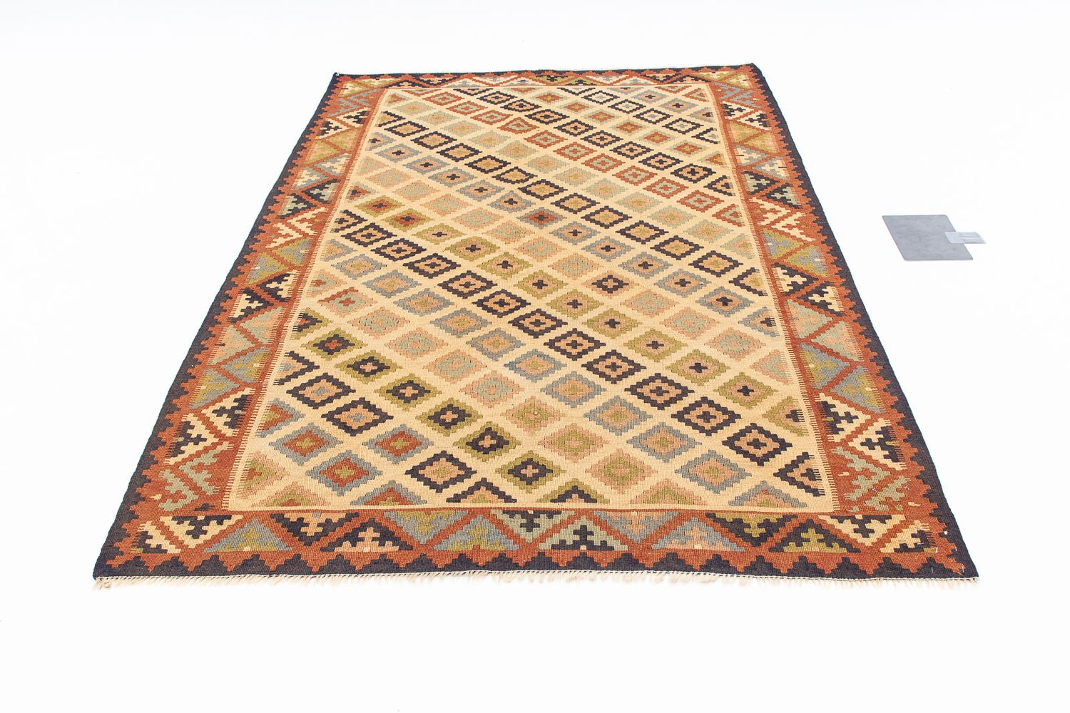 Alfombra Kelim - Oriental - 205 x 136 cm - multicolor