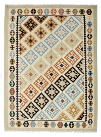 Alfombra Kelim - Oriental - 195 x 158 cm - beige