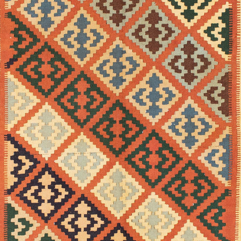 Alfombra Kelim - Oriental - 208 x 157 cm - óxido