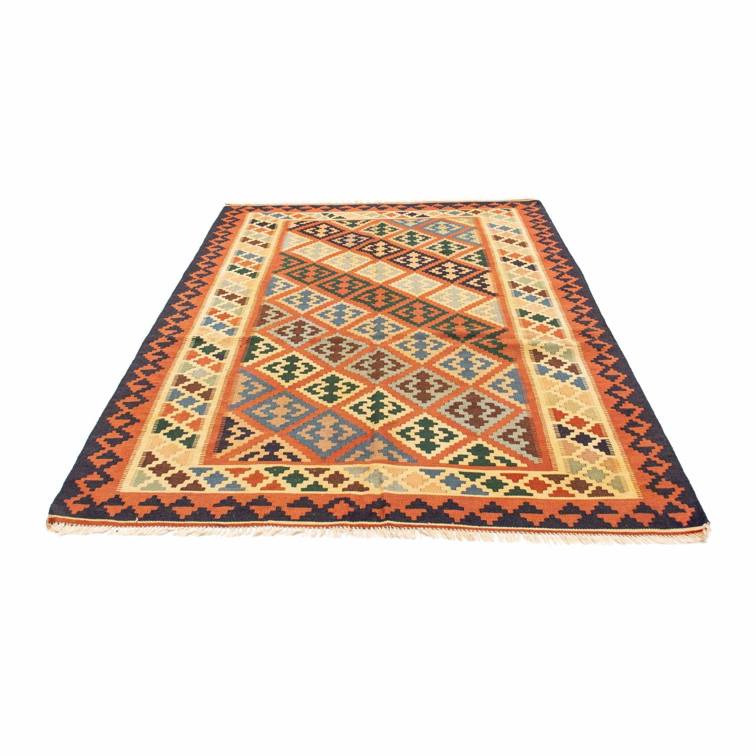 Alfombra Kelim - Oriental - 208 x 157 cm - óxido