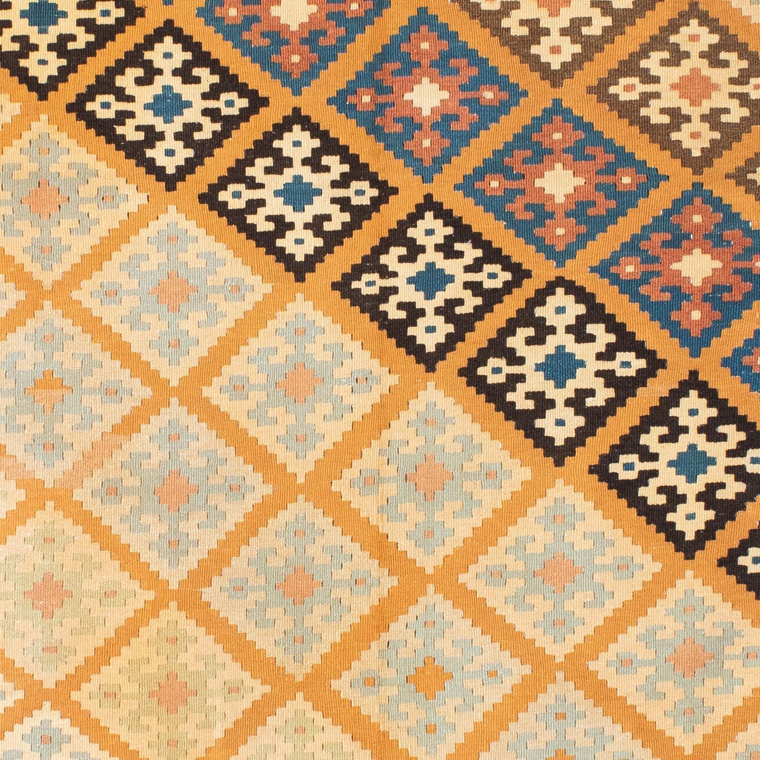 Alfombra Kelim - Oriental - 195 x 156 cm - marrón claro