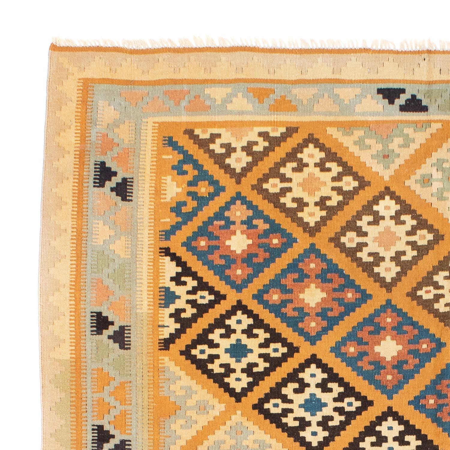Alfombra Kelim - Oriental - 195 x 156 cm - marrón claro