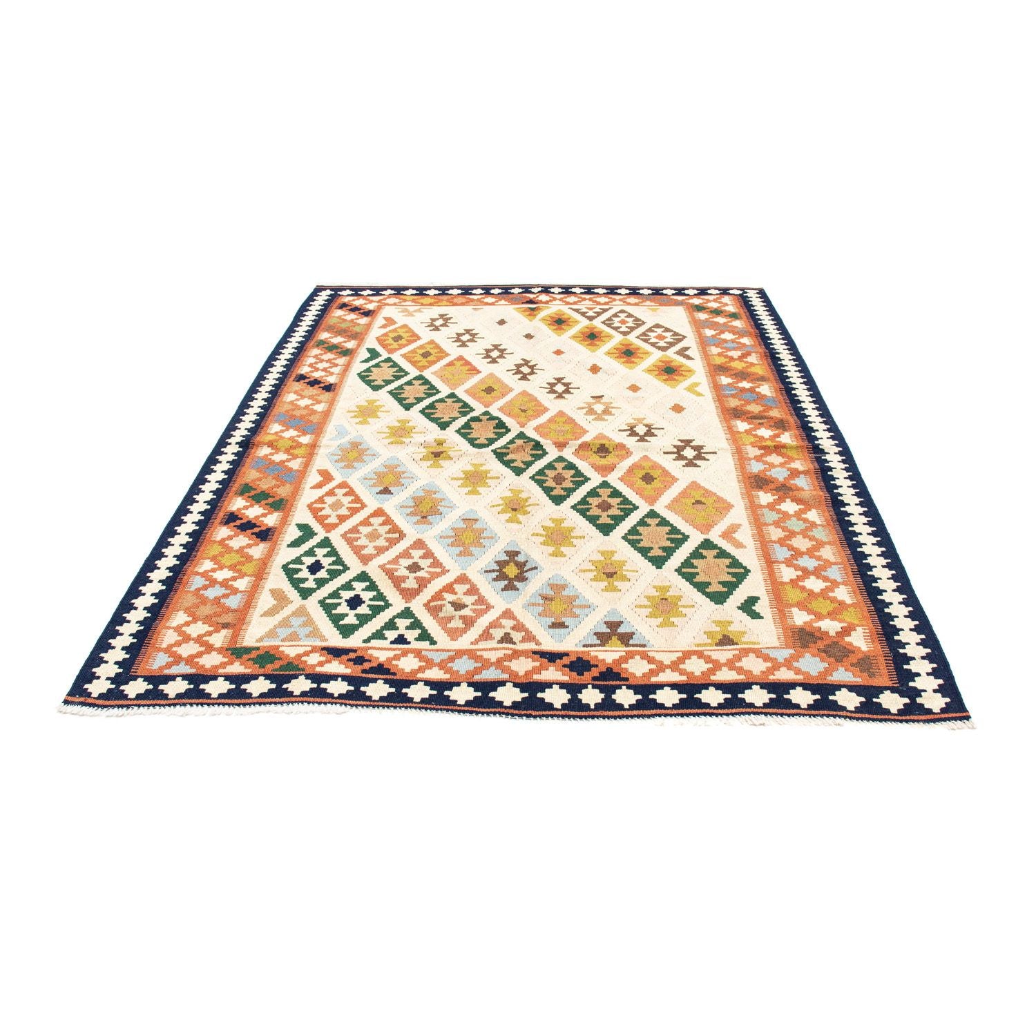 Alfombra Kelim - Oriental - 203 x 155 cm - beige