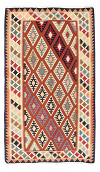 Alfombra Kelim - Oriental - 184 x 108 cm - beige