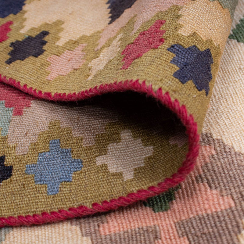 Alfombra Kelim - Oriental - 216 x 127 cm - beige