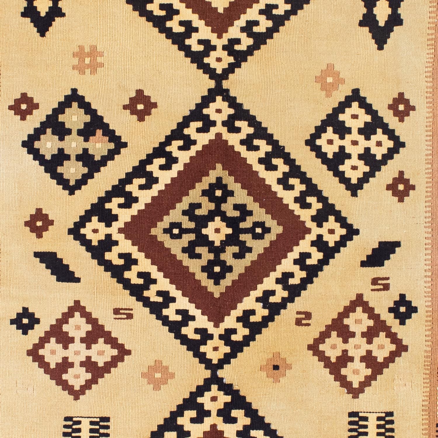 Alfombra Kelim - Oriental - 214 x 140 cm - beige