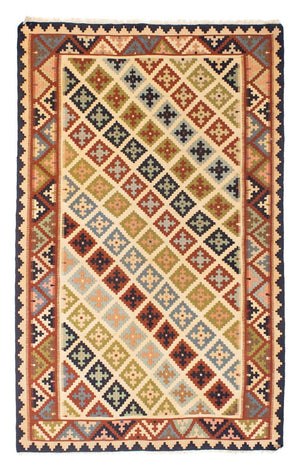Alfombra Kelim - Oriental - 204 x 129 cm - beige