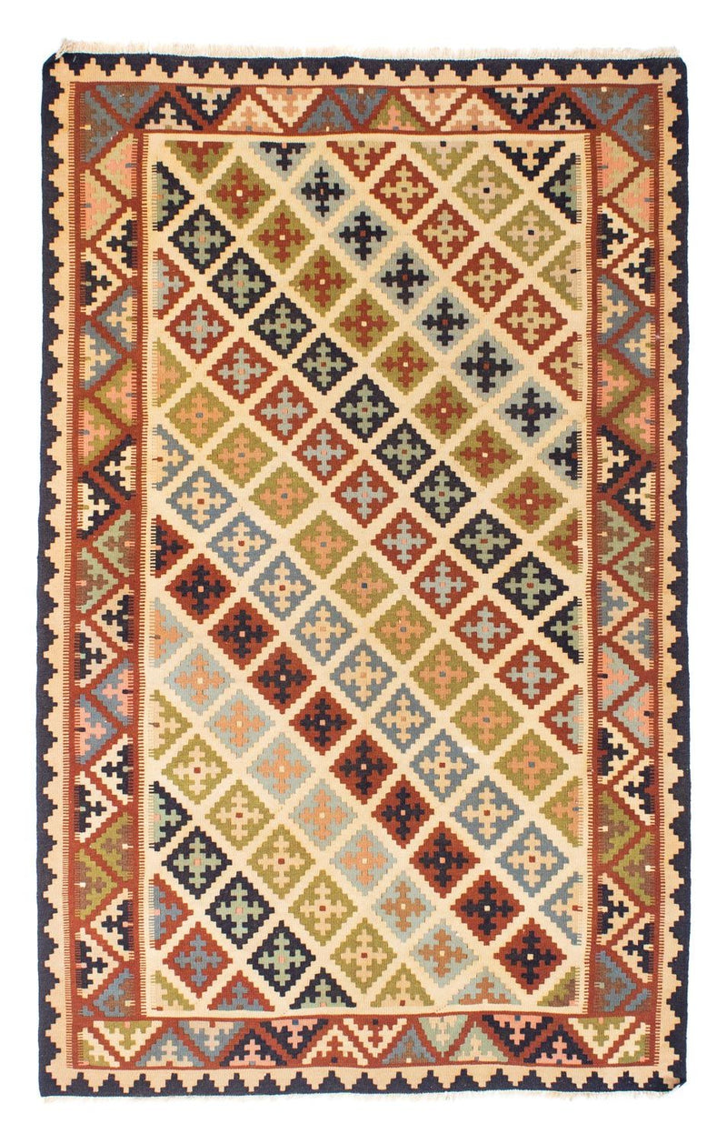 Alfombra Kelim - Oriental - 204 x 129 cm - beige