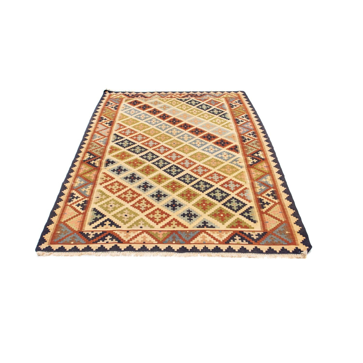 Alfombra Kelim - Oriental - 204 x 129 cm - beige