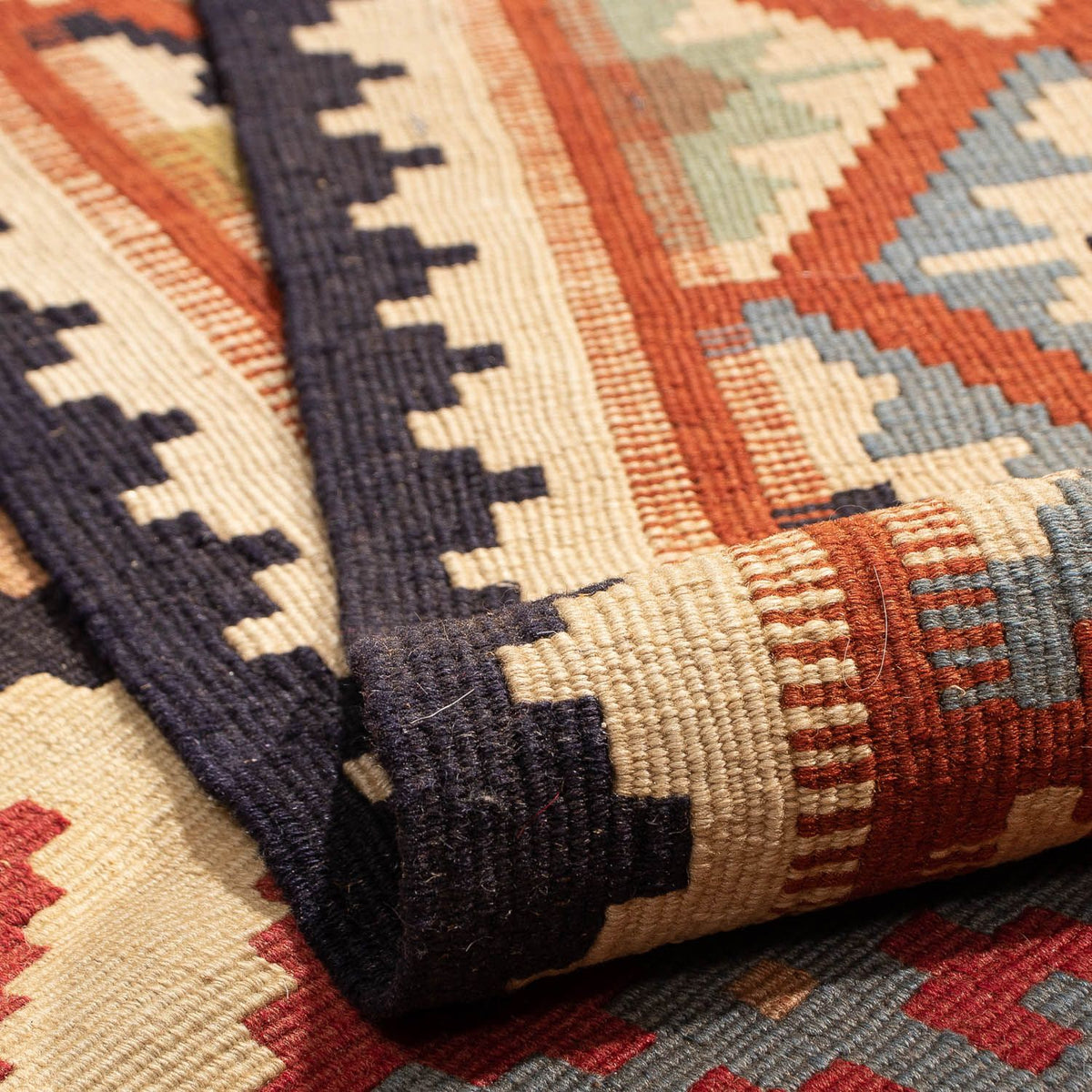 Alfombra Kelim - Oriental - 188 x 124 cm - marrón