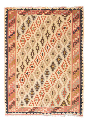 Alfombra Kelim - Oriental - 190 x 144 cm - beige