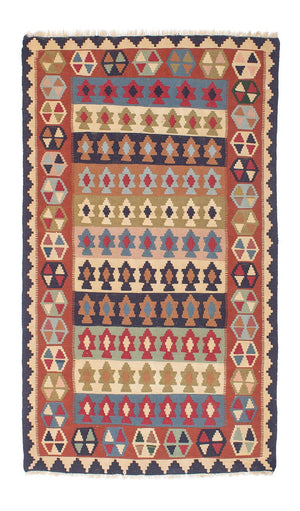 Alfombra Kelim - Oriental - 194 x 114 cm - multicolor