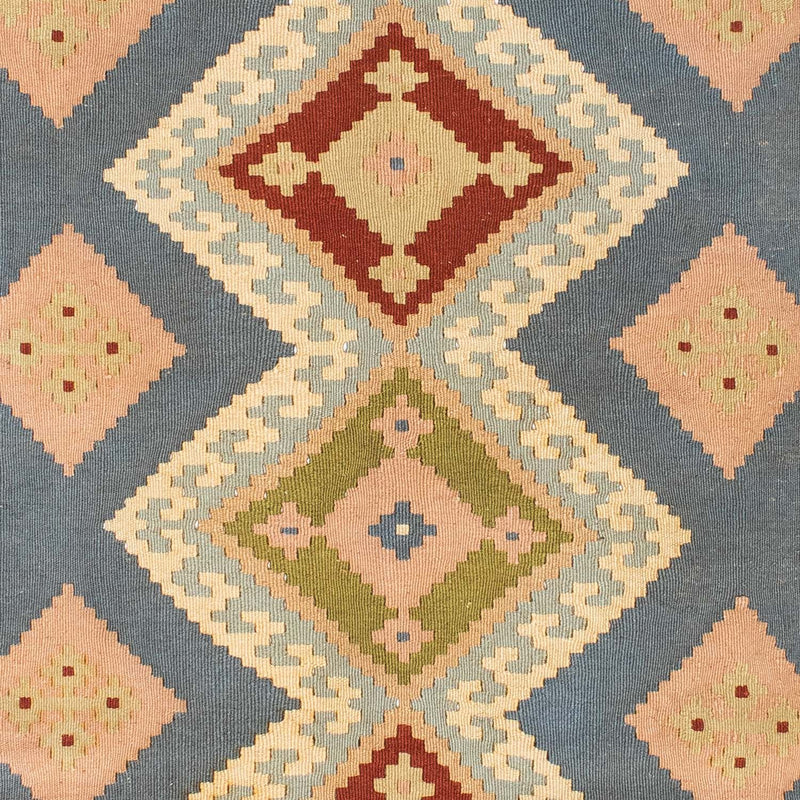 Alfombra Kelim - Oriental - 200 x 130 cm - azul claro