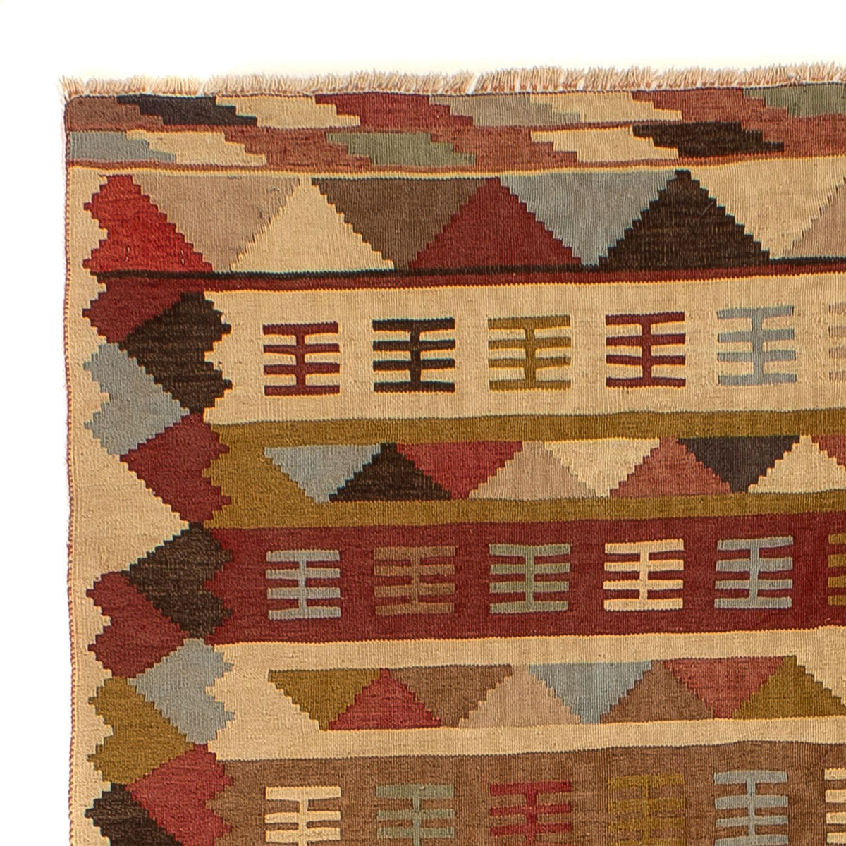 Alfombra Kelim - Oriental - 191 x 125 cm - marrón