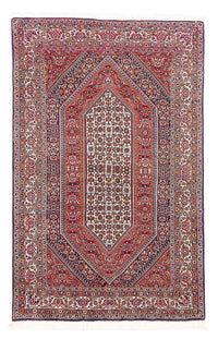 Alfombra persa - Bidjar - 159 x 106 cm - rojo