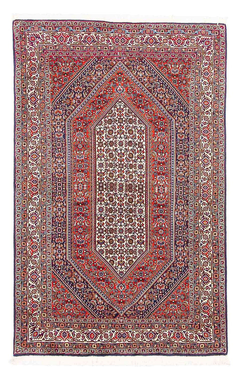 Alfombra persa - Bidjar - 159 x 106 cm - rojo