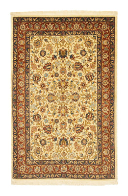 Alfombra persa - Ghom - 154 x 100 cm - beige