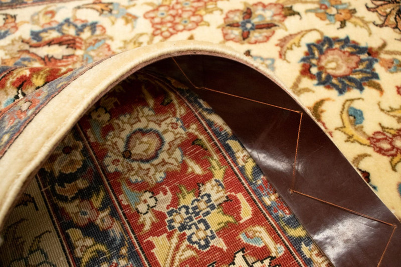 Alfombra persa - Ghom - 154 x 100 cm - beige