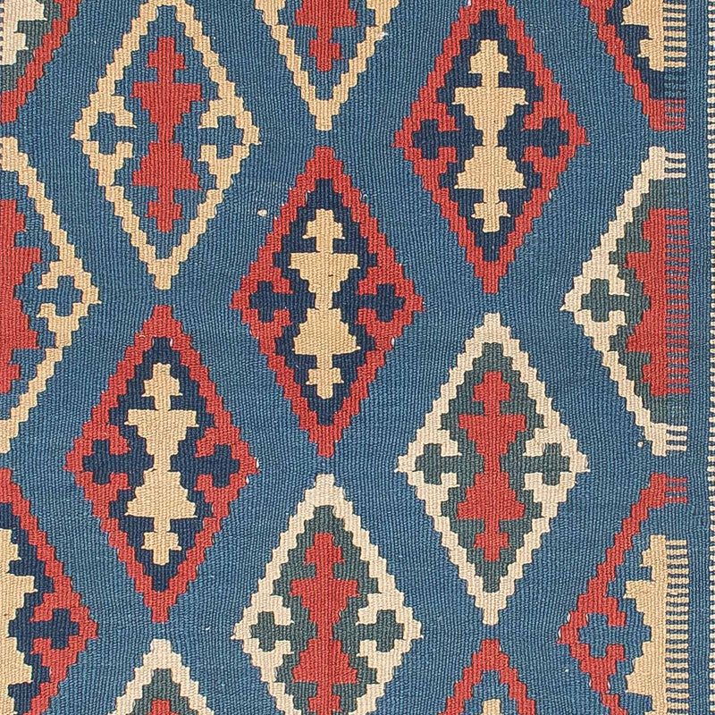 Alfombra Kelim - Oriental - 168 x 114 cm - azul