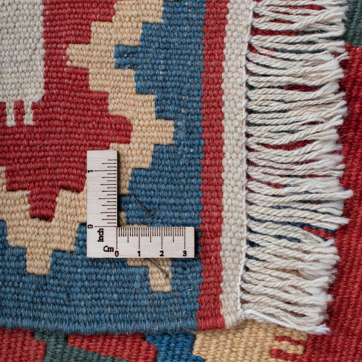 Alfombra Kelim - Oriental - 186 x 125 cm - rojo oscuro