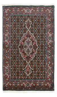 Alfombra persa - Tabriz - 127 x 75 cm - azul oscuro