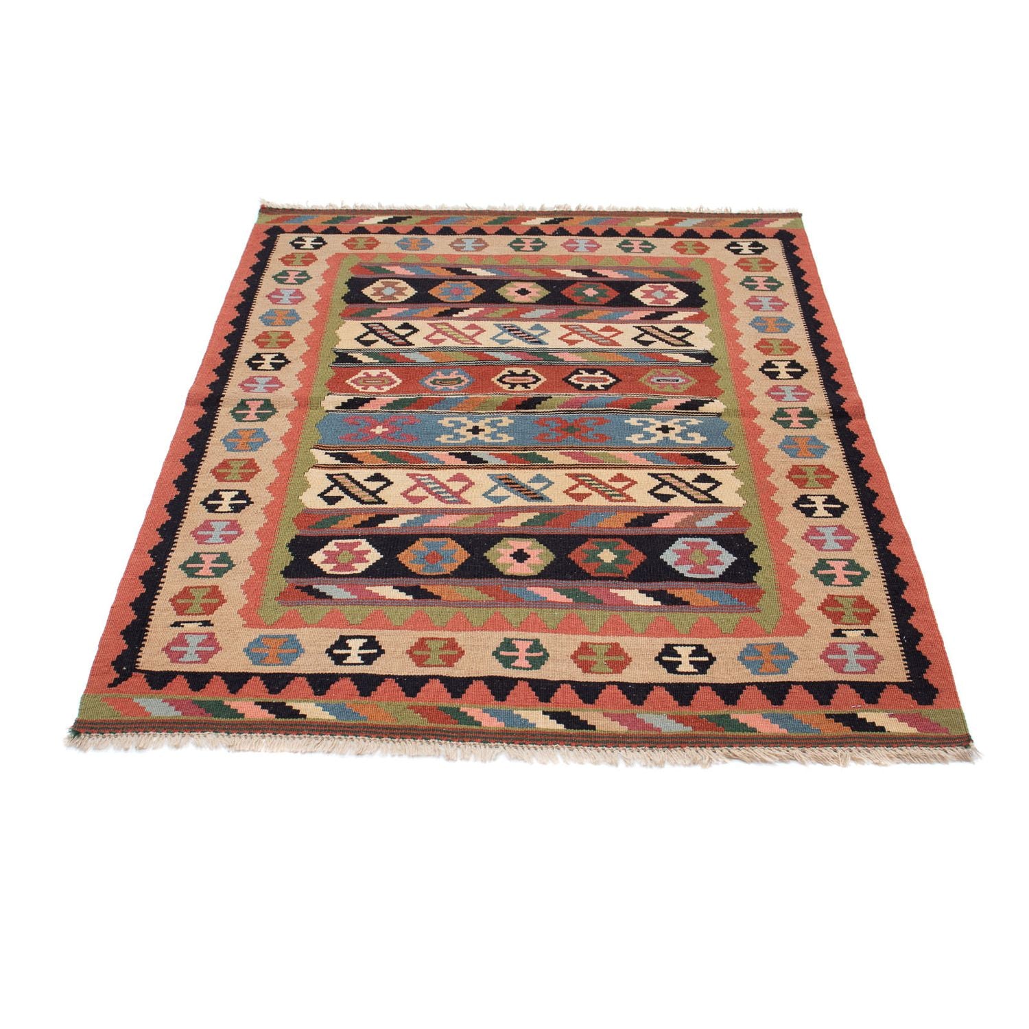 Alfombra Kelim - Oriental - 144 x 105 cm - multicolor