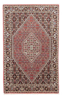 Alfombra persa - Bidjar - 176 x 113 cm - rojo claro