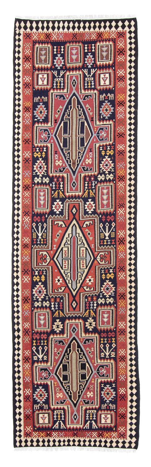 Alfombra de pasillo Alfombra Kelim - Oriental - 382 x 102 cm - multicolor