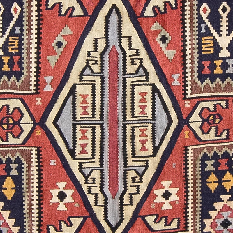 Alfombra de pasillo Alfombra Kelim - Oriental - 382 x 102 cm - multicolor