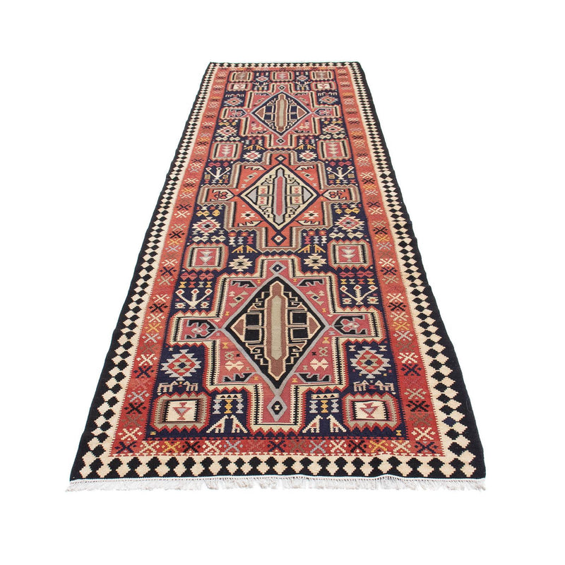 Alfombra de pasillo Alfombra Kelim - Oriental - 382 x 102 cm - multicolor
