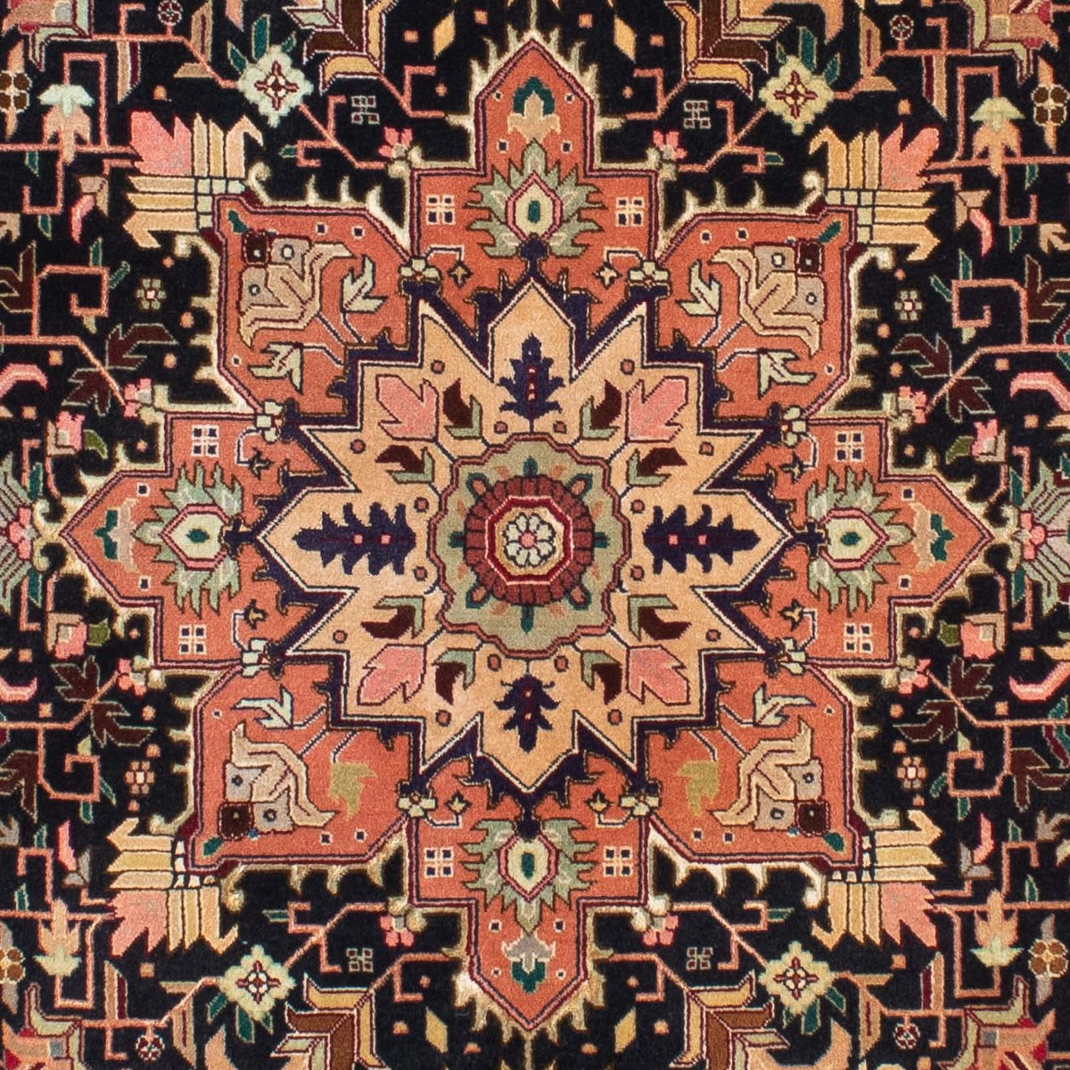 Alfombra Persa - Tabriz - Real - 203 x 150 cm - marrón claro