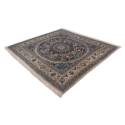 Alfombra persa - Nain cuadrado  - 196 x 189 cm - azul