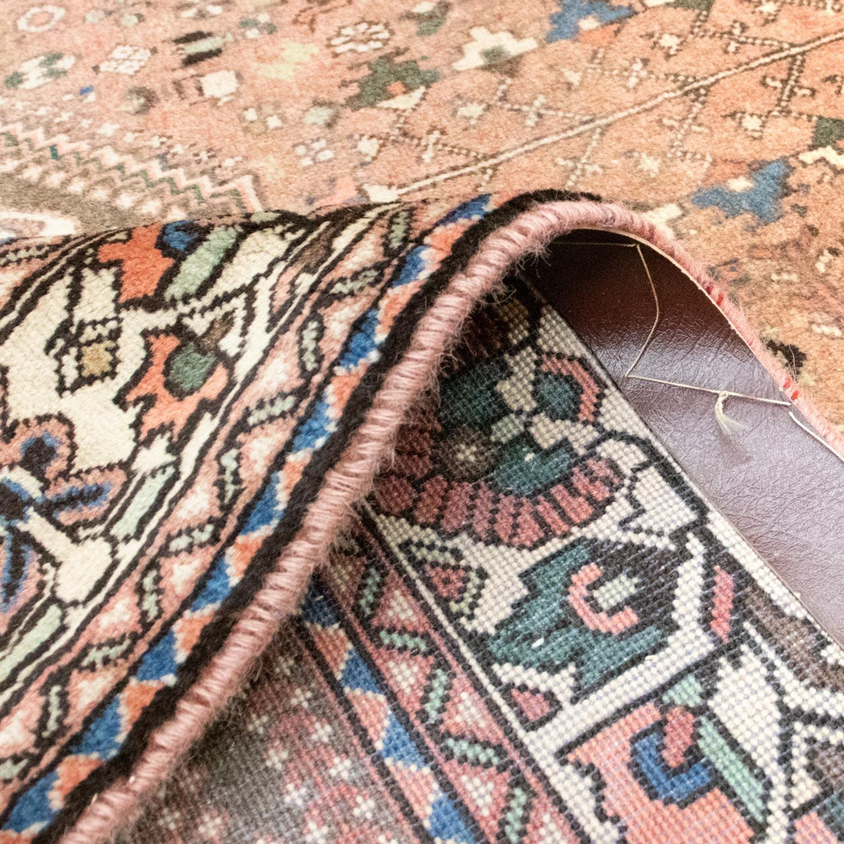 Alfombra persa - Nómada - 195 x 147 cm - rojo claro