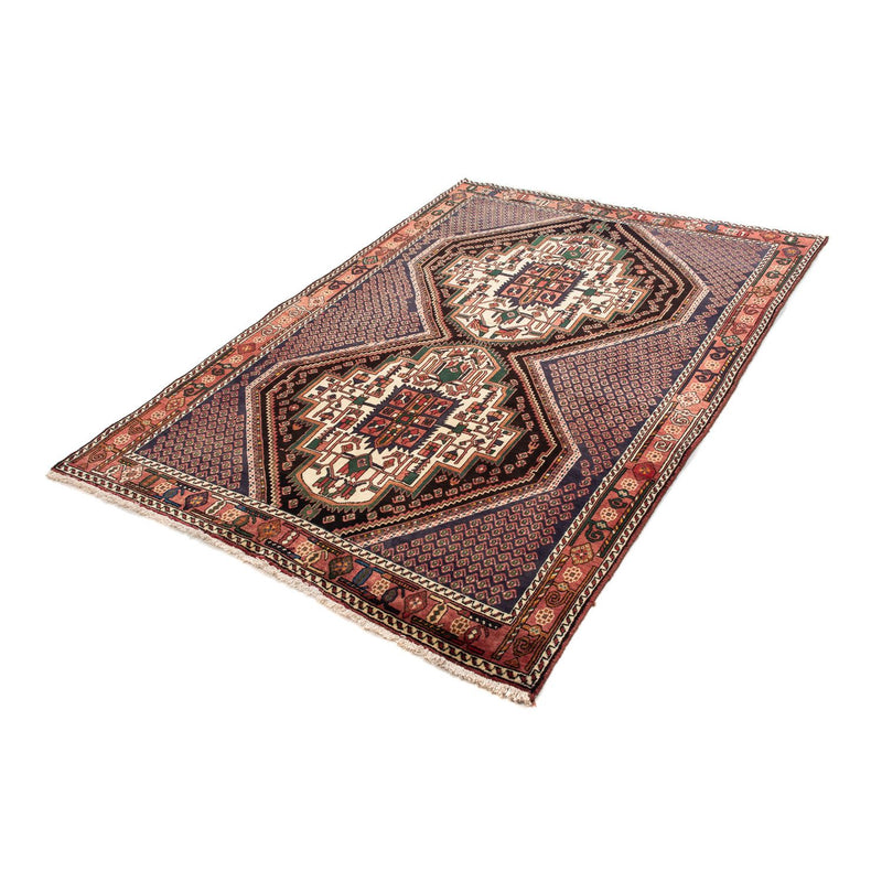 Alfombra persa - Nómada - 199 x 133 cm - rojo claro