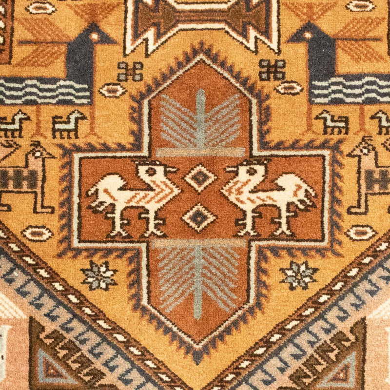 Alfombra persa - Nómada - 197 x 144 cm - marrón claro