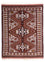 Alfombra persa - Clásica - 169 x 132 cm - marrón