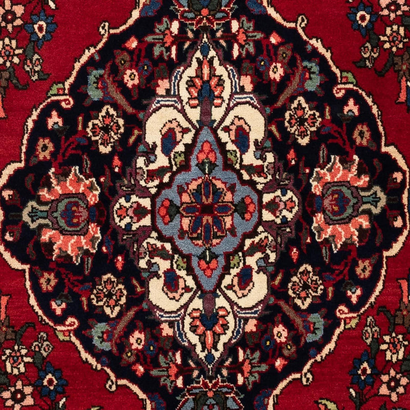 Alfombra persa - Nómada - 162 x 110 cm - rojo oscuro