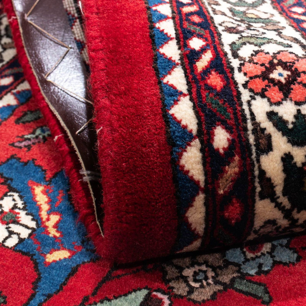 Alfombra persa - Nómada - 162 x 110 cm - rojo oscuro