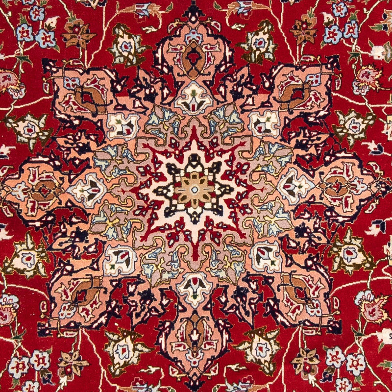 Alfombra Persa - Tabriz - Real - 307 x 205 cm - rojo oscuro