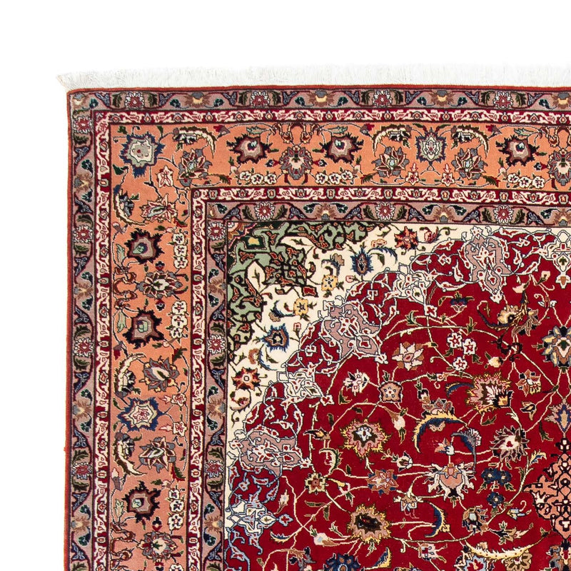 Alfombra Persa - Tabriz - Real - 307 x 205 cm - rojo oscuro