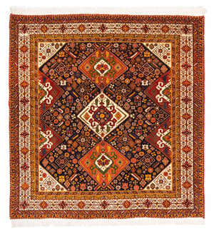 Alfombra persa - Nómada cuadrado  - 208 x 201 cm - azul oscuro