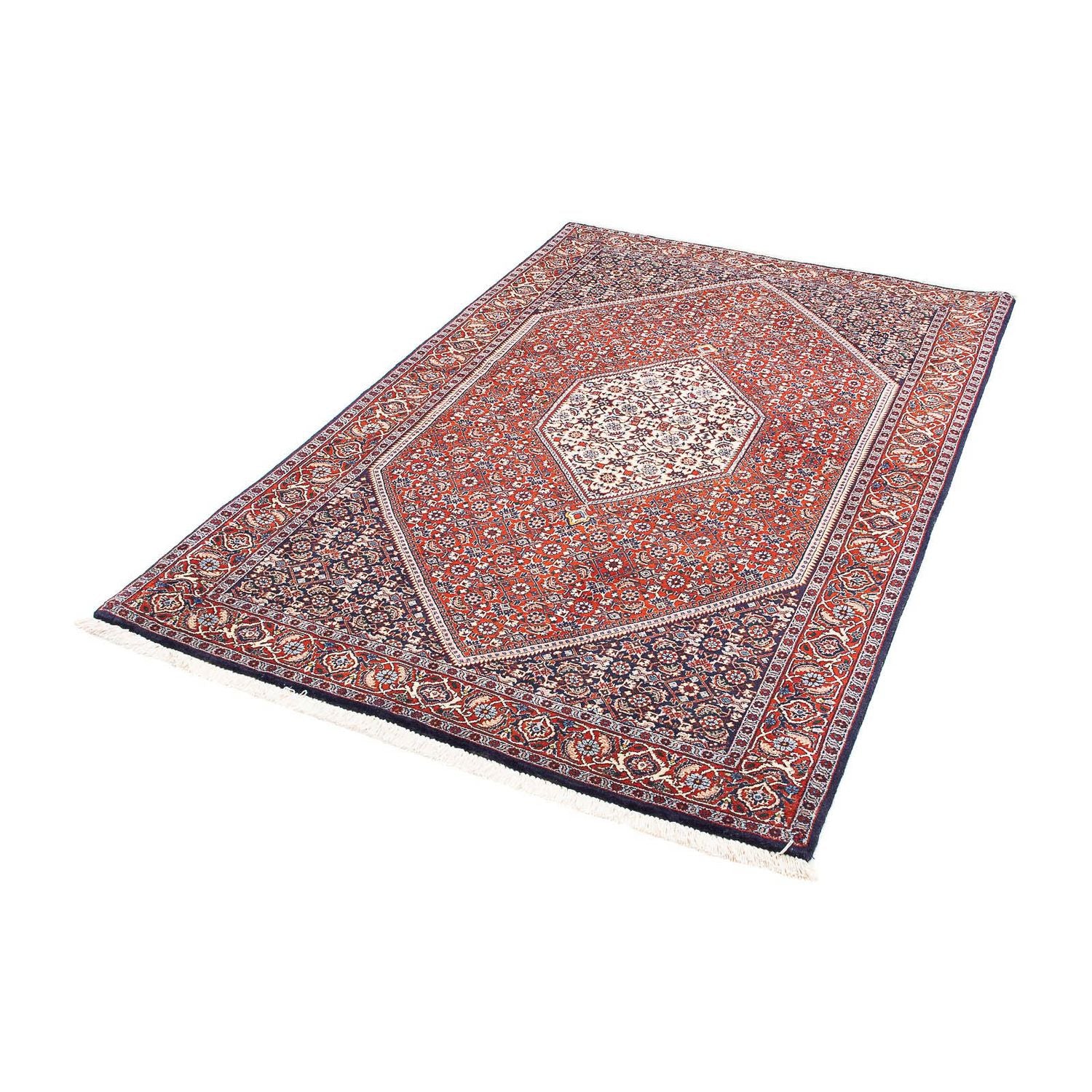 Alfombra persa - Bidjar - 168 x 110 cm - rojo