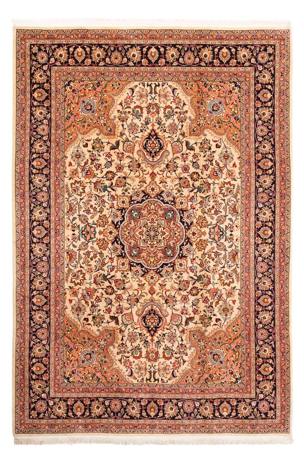 Alfombra Persa - Tabriz - Real - 302 x 202 cm - marrón