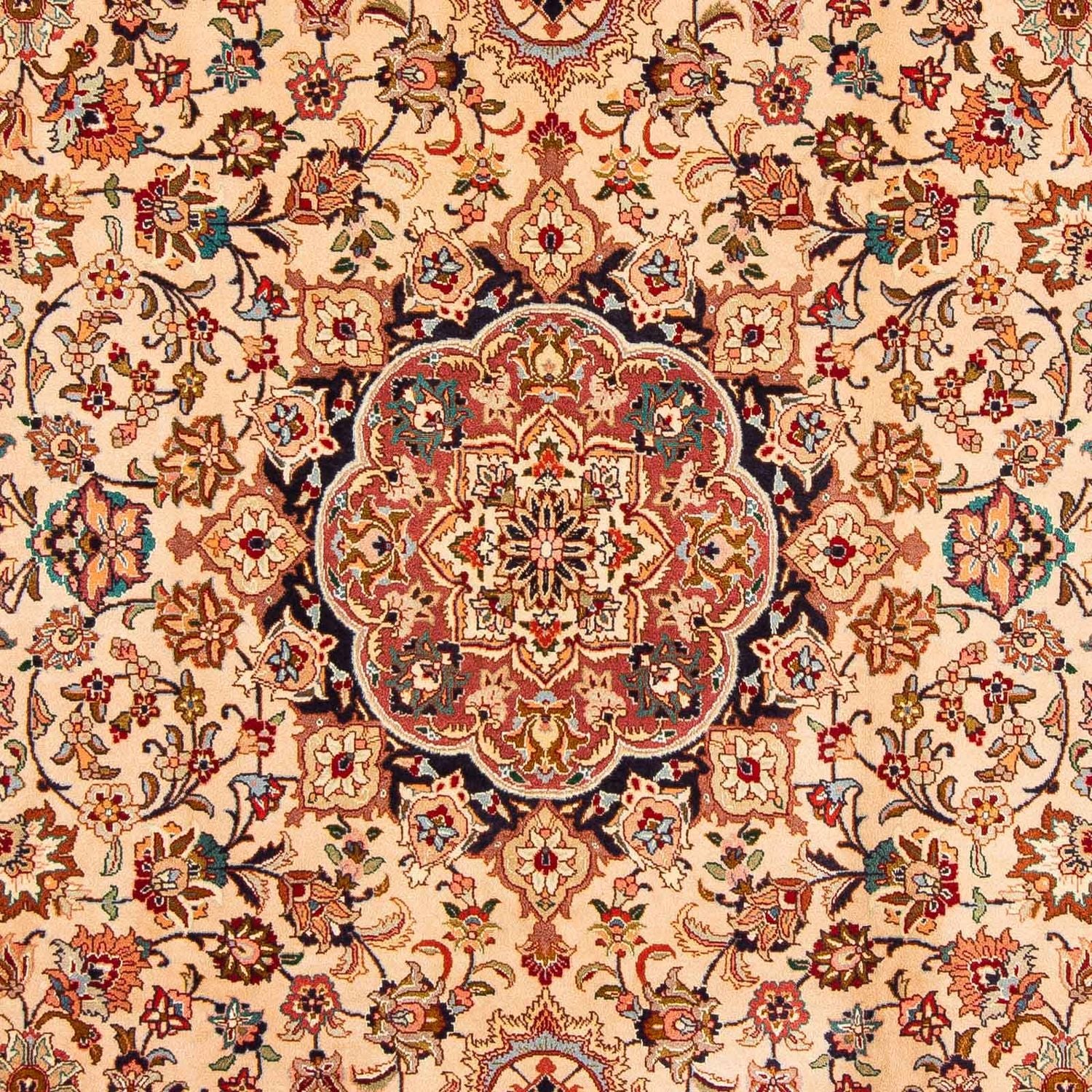 Alfombra Persa - Tabriz - Real - 302 x 202 cm - marrón