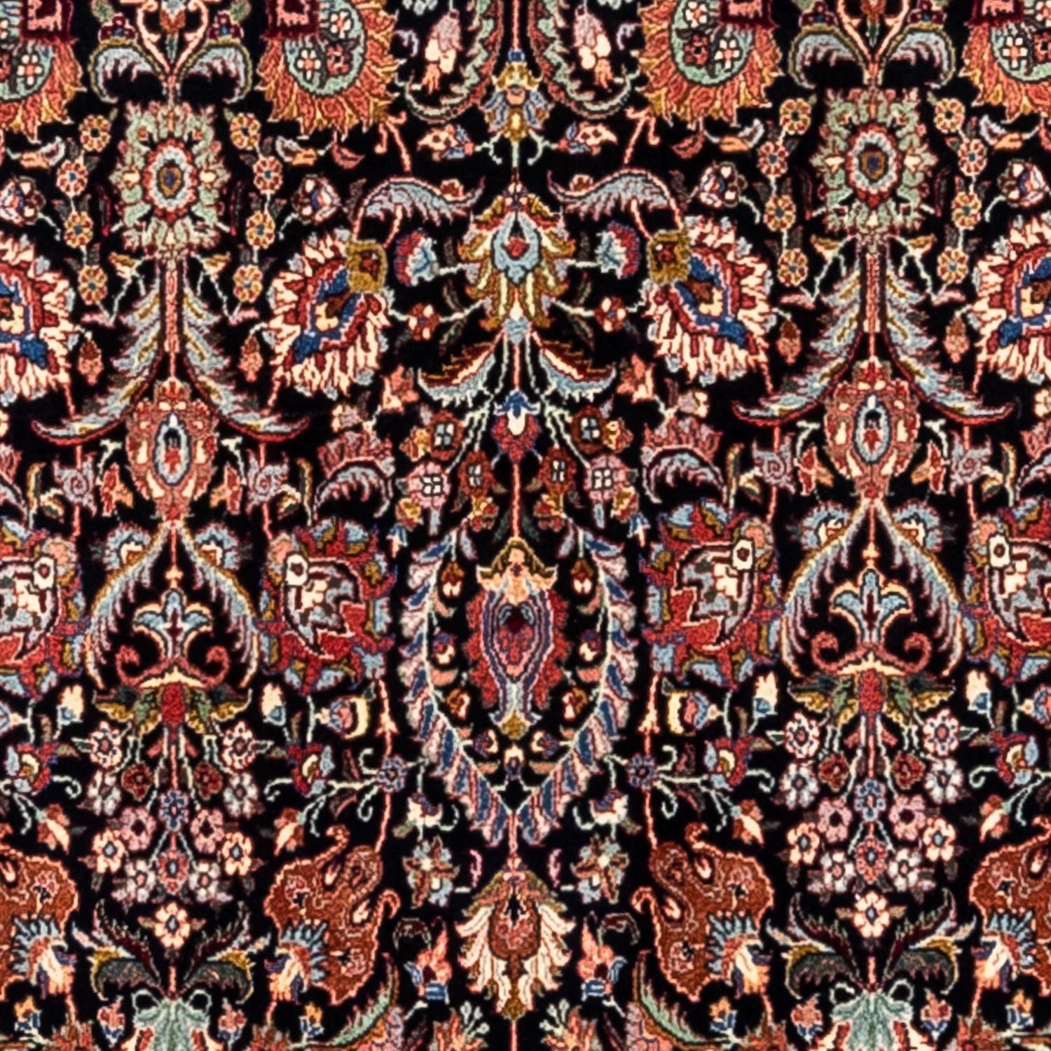 Alfombra persa - Bidjar - 295 x 210 cm - azul oscuro