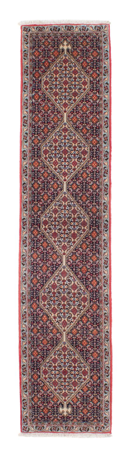 Alfombra de pasillo Alfombra persa - Clásica - 253 x 53 cm - rojo oscuro