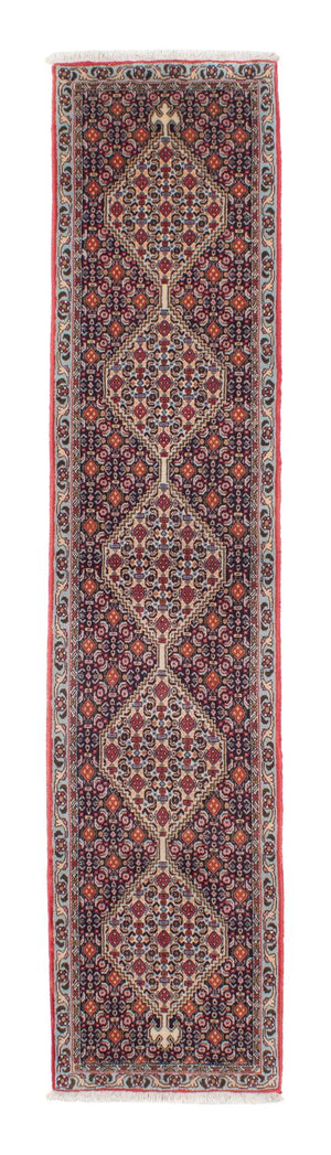 Alfombra de pasillo Alfombra persa - Clásica - 253 x 53 cm - rojo oscuro
