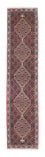 Alfombra de pasillo Alfombra persa - Clásica - 253 x 53 cm - rojo oscuro